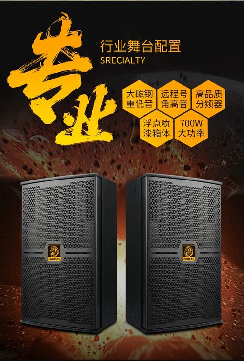 狮乐ht-10/12/15英寸专业舞台音箱大型会议室ktv婚庆户外演出音响-淘